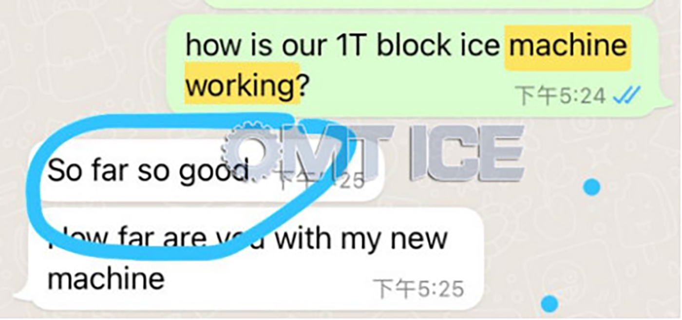 OMT 1T block  ice machine 6