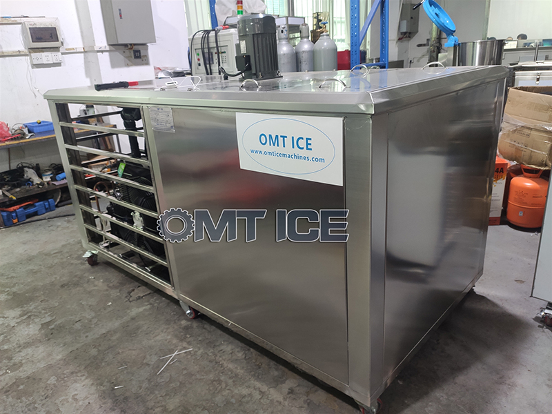 OMT 1T block ice machine to Zambia 2
