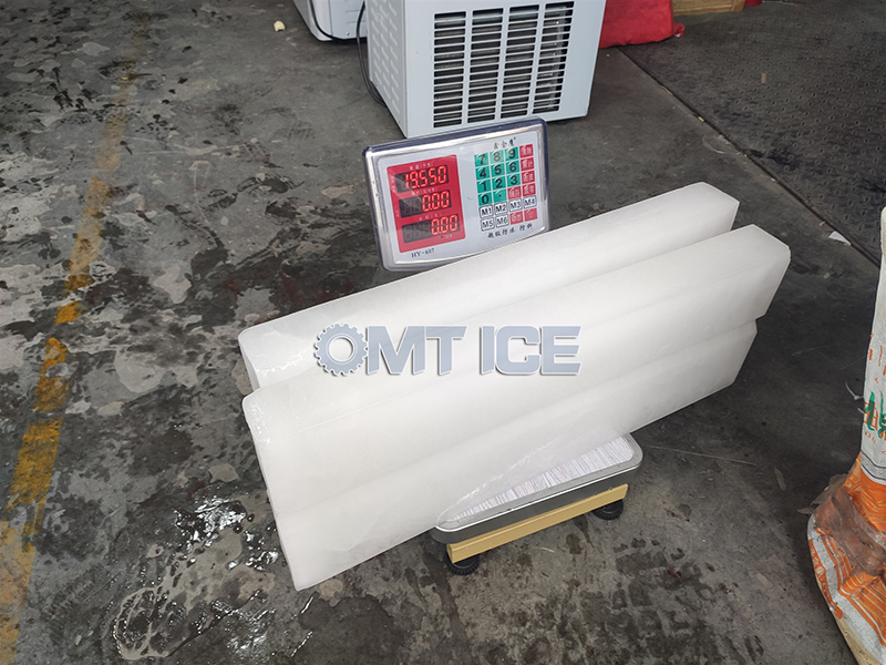 OMT 1T block ice machine to Zambia 4