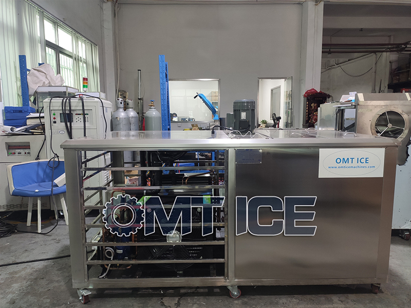 OMT 1T block ice machine to Zambia 1